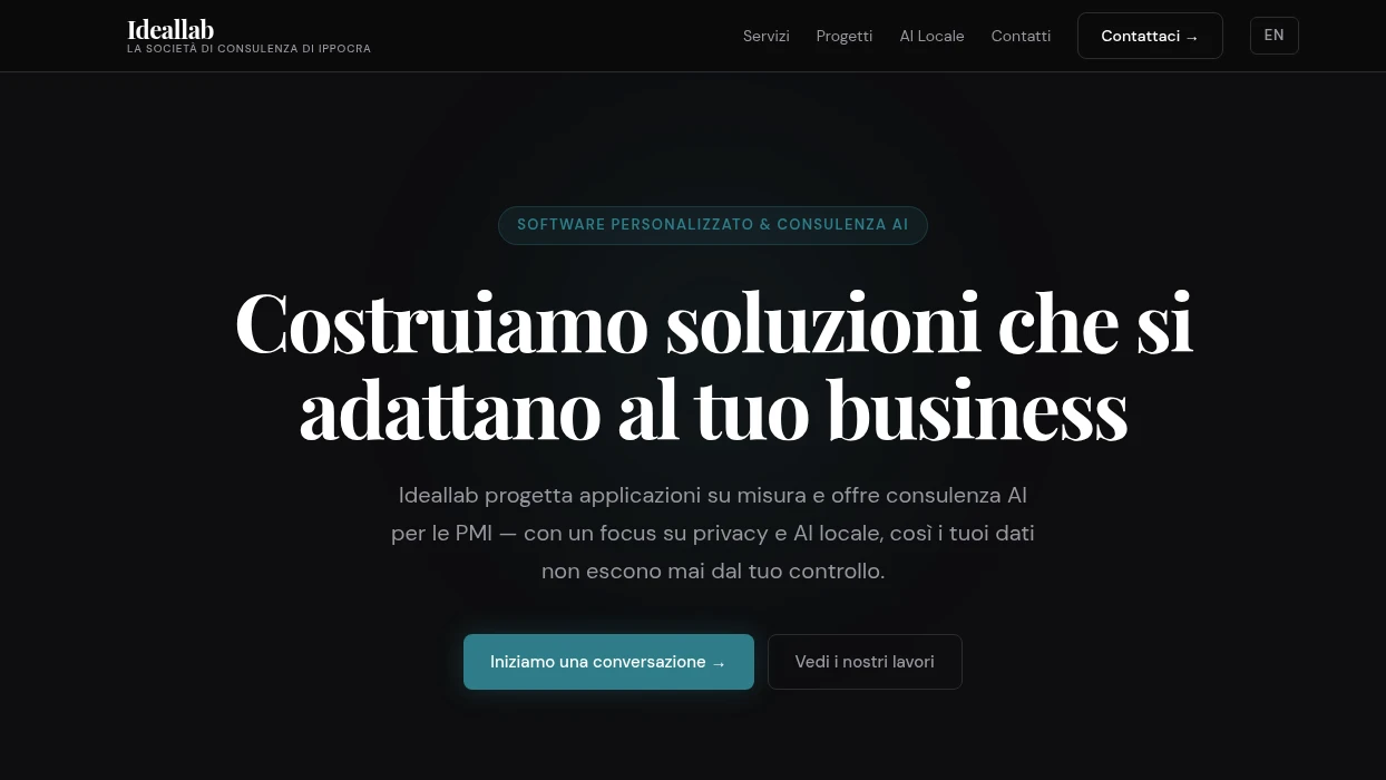 Ideallab — Software Personalizzato & AI per PMI